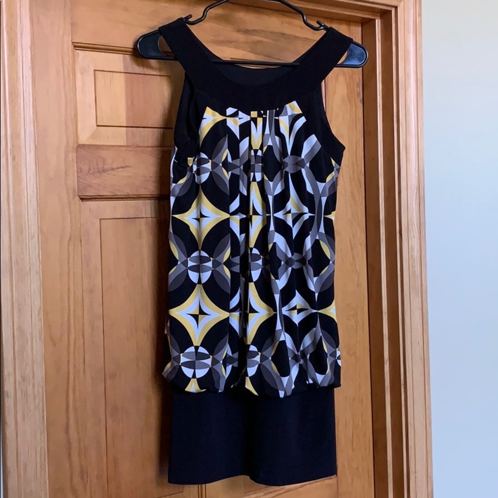 🎈👗Black Patterned Dress👗🎈